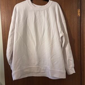 lululemon athletica Perfectly Oversized Crewneck Sweater in white